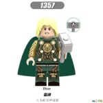 لگو آدمک از سری مجموعه ی قهرمانان تکی شخصیت ثور Thor  بدون جعبه کد 1357  ارتفاع 4 سانت
