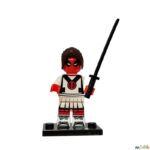 مینی فیگور لگو شخصیت ددپول دختر با مو بلند و شمشیر  فیلم ددپول پایه دار وارداتی باز شده بدون جعبه ارتفاع 4 سانت