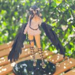 فیگور فرشته بالدار وارداتی ایستاده درجه یک ۳۰ سانت