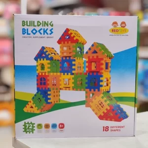 اسباب بازی بلوک ساختنی 72 تکه Red Toys