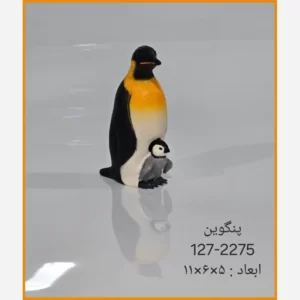 فیگورحیوانات پنگوئن با بچه وارداتی 1272275