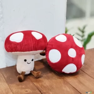 عروسک پولیشی قارچ با نمک چشم دار تولید کوکی دالز cookie dolls ارتفاع 14 سانت