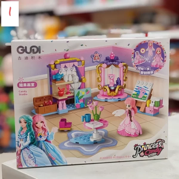 لگو دخترانه تم اتاق وارداتی GUDI کد 30005 - Image 4
