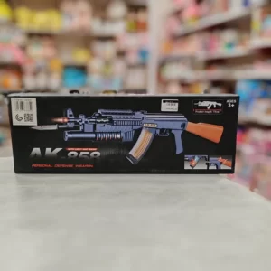 اسباب بازی تفنگ چراغدار وارداتیAK858