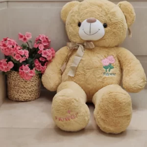 عروسک خرس بزرگ پولیشی وارداتیflower