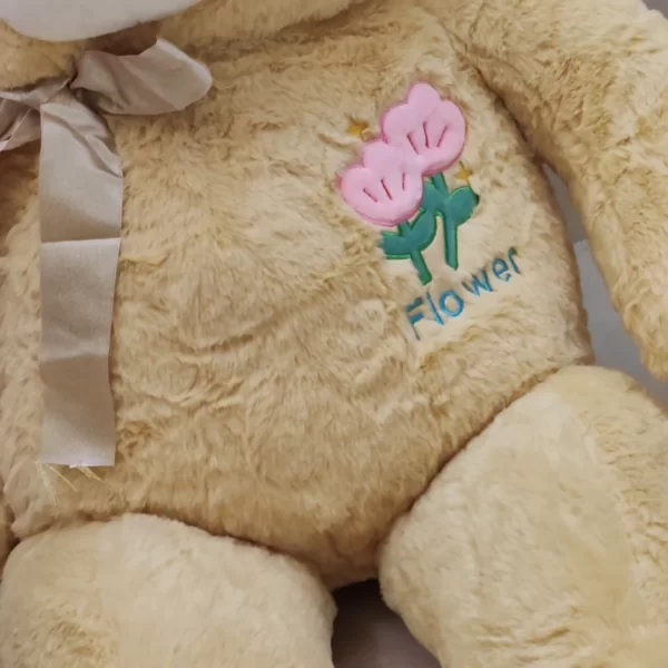 عروسک خرس بزرگ پولیشی وارداتیflower - Image 2