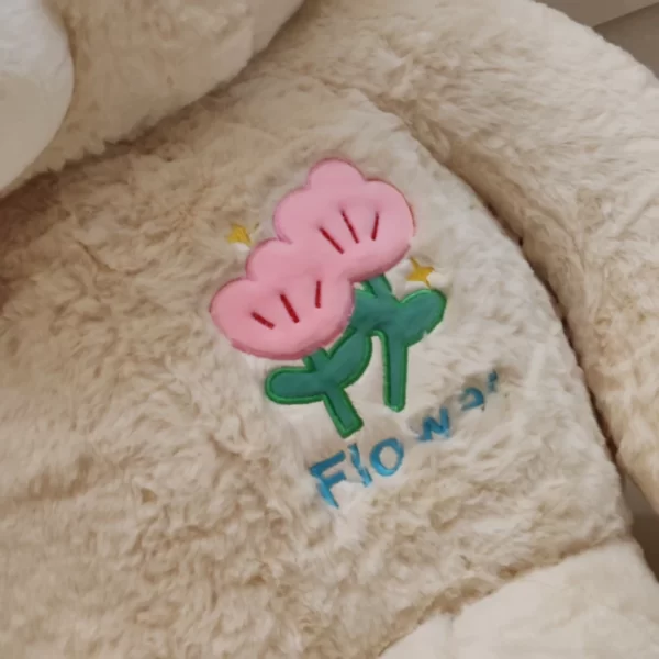 عروسک خرس بزرگ پولیشی وارداتیflower - Image 8