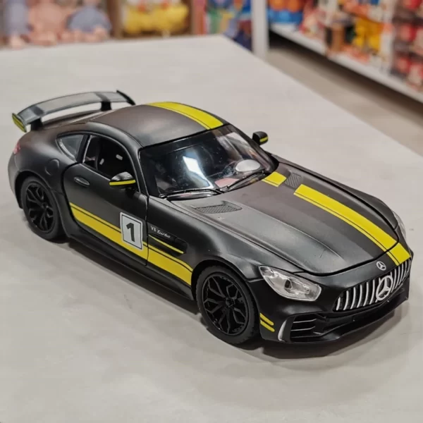 ماشین فلزی بنز AMG GT وارداتی 1به24 دودزا - Image 14