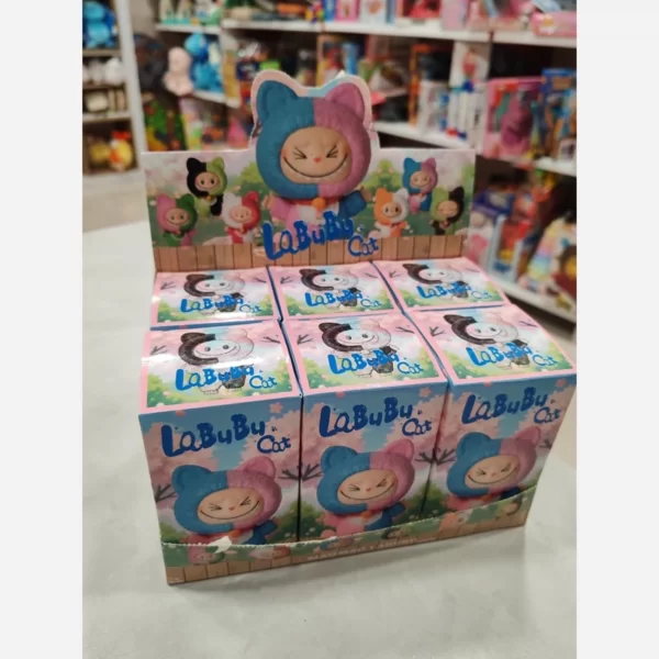 فیگور لبوبوLabubu شانسی گوش گربه ای وارداتی - Image 2