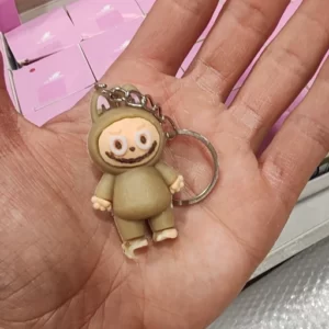 جاکلیدی labubu سیلیکونی سایز کوچک وارداتی شانسی
