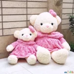 عروسک پولیشی خرس تدی رز سایز دو وارداتی - Image 6