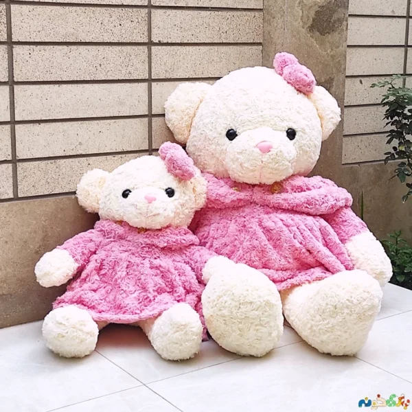 عروسک پولیشی خرس تدی رز سایز دو وارداتی - Image 6