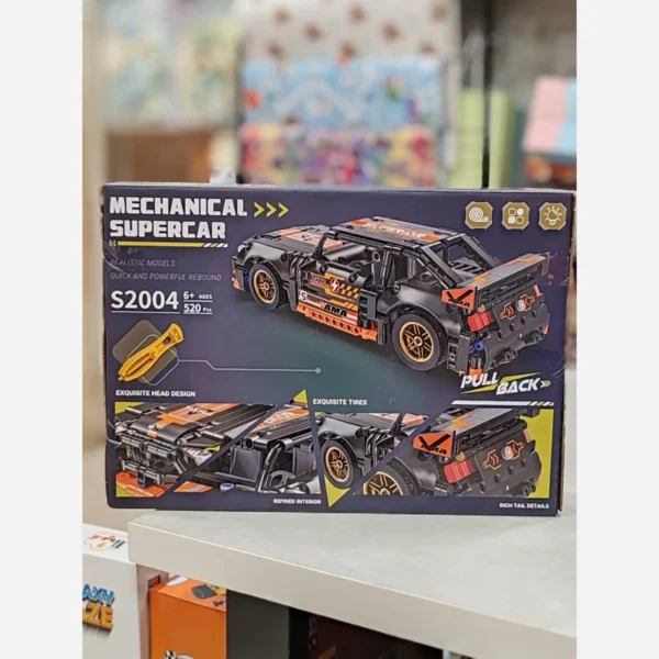 لگو ماشین super car عقب کش وارداتی S2004 - Image 3