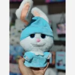 عروسک پولیشی خرگوش اسنوبال دو رنگ وارداتی - Image 3