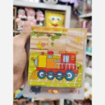 پازل 6 وجهی چوبی 9 عددی وارداتی - Image 3