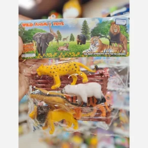 اسباب بازی حیوانات پک 5 عددی وحشی رندوم