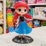 فیگور  طرح دختر مو قرمز پاپیونی وارداتی طرح کیوپاسکت پایه دار ارتفاع 14 سانت - Image 2