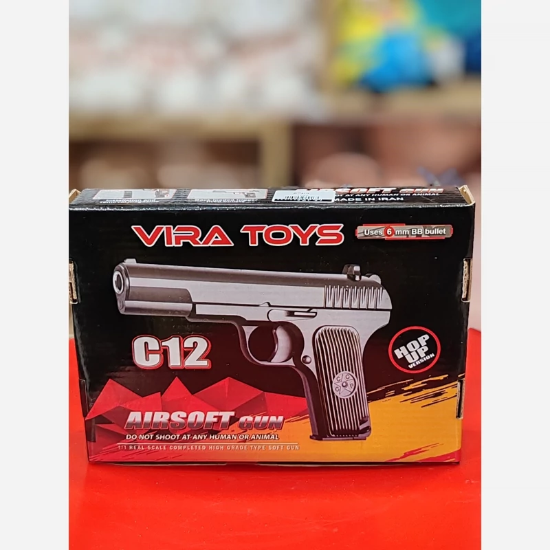 386Ugz7jdXHzlZ4rSgEVprZDECAvqtt4xHQRvjtoRXazV508lI.jpg_800X800X70 تفنگ کلت C12اسباب بازی ایرانی - Image 1