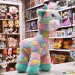 عروسک پولیشی زرافه چهل تیکه اورجینال ارتفاع 42 سانت - Image 6