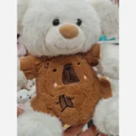 عروسک خرس لباس حیوانات نشسته وارداتی - Image 7