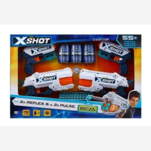 تفنگ X-SHOT  2*REFLEX +2*PULSE