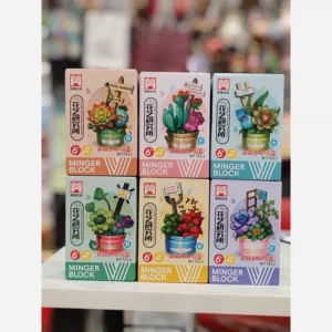 لگو گل و گلدان موزیکال باکسی تکی 6مدل وارداتی77011