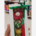 پک شمع تزئینی طرح گل و یلدا - Image 3