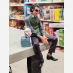 فیگور جوکر نشسته شوالیه تاریکی وارداتی با نقاب - Image 12