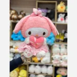 عروسک کرومی ملودی قلب به دست وارداتی پاویون دار - Image 3