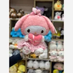 عروسک کرومی ملودی قلب به دست وارداتی پاویون دار - Image 2