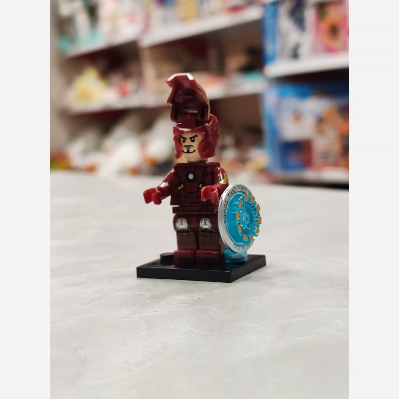 V0FwTI8YU2XZEyCJOR2d6awkiKuZnkOPJRCmLJ7vzyrFUMp55L.jpg_800X800X70 لگو مینی فیگور آیرون من IRON MAN وارداتی - Image 1