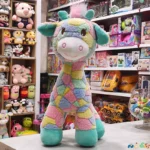 عروسک پولیشی زرافه چهل تیکه اورجینال ارتفاع 42 سانت - Image 4