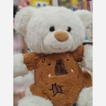 عروسک خرس لباس حیوانات نشسته وارداتی - Image 5