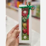 پک شمع تزئینی طرح گل و یلدا - Image 2