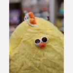 عروسک جوجه پرز دار تپلی چشم دار وارداتی - Image 4