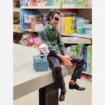 فیگور جوکر نشسته شوالیه تاریکی وارداتی با نقاب - Image 11