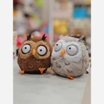 عروسک جغد چشم پلاستیکی درجه یک کوکی دالز - Image 6