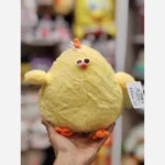 عروسک جوجه پرز دار تپلی چشم دار وارداتی - Image 2