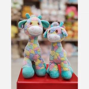 عروسک پولیشی زرافه چهل تیکه اورجینال ارتفاع 42 سانت