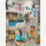 عروسک زرافه چهل تیکه پولیشی سایز 2وارداتی - Image 5