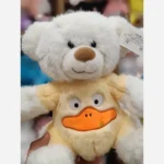 عروسک خرس لباس حیوانات نشسته وارداتی - Image 2