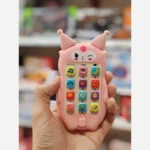 تلفن کرومی موزیکال سه رنگ صدادار تکی وارداتی - Image 2