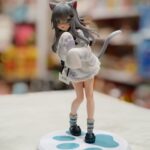 فیگور انیمه دختر گربه ای ایستاده جعبه دار خاص درجه یک