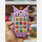 تلفن کرومی موزیکال سه رنگ صدادار تکی وارداتی