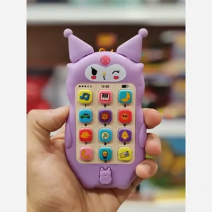 تلفن کرومی موزیکال سه رنگ صدادار تکی وارداتی