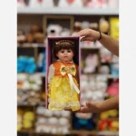 عروسک دختر موزیکال وارداتی لباس فوق العاده - Image 2