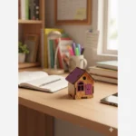 تراش کلبه چوبی ام دی اف درپوش دار AL