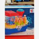 قایق اسباب بازی موزیکال وارداتی چراغدار - Image 2