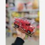 اسباب بازی ماشین آتش نشانی درج قدرتی سلفونی ابعاد 25در10 سانت - تصویر 3