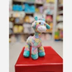 عروسک زرافه چهل تیکه پولیشی سایز 2وارداتی